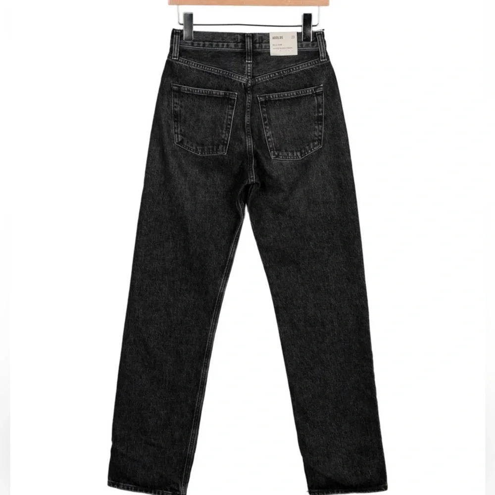 Agolde Women's Charcoal High Rise Jeans - Picture 2 of 2
